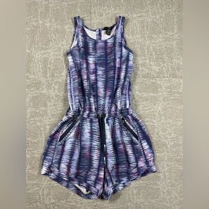 Athleta Girl On The Go Colorful Bodysuit Romber Size M 8/10